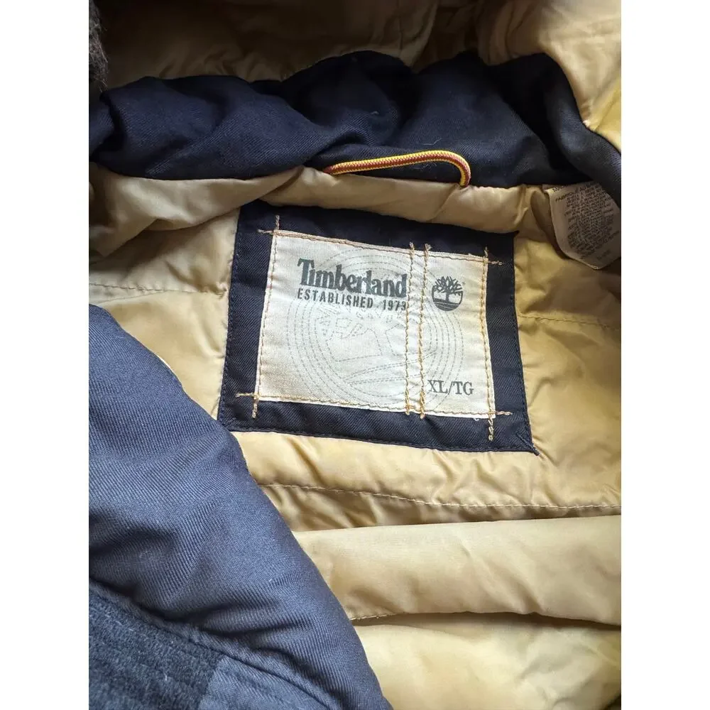 Vintage Timberland Weathergear Heavy Canvas Parka